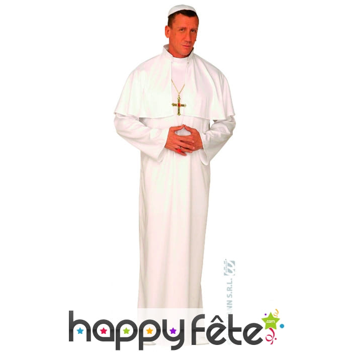 Costume de pape blanc
