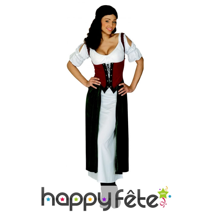 Costume de paysanne du moyen-age