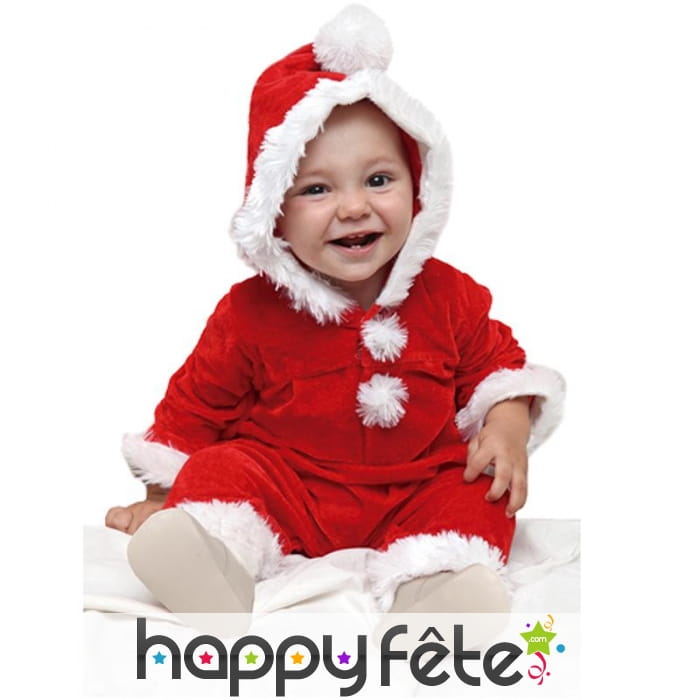 Costume de père noël pour bébé