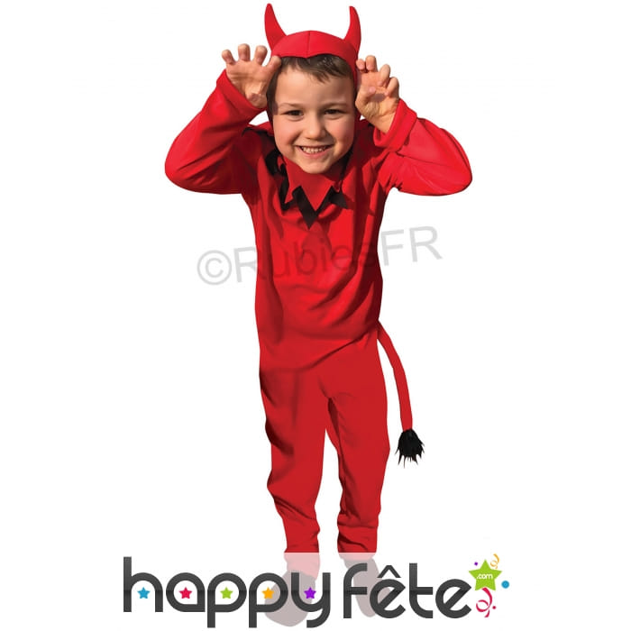 Costume de petit diable rouge