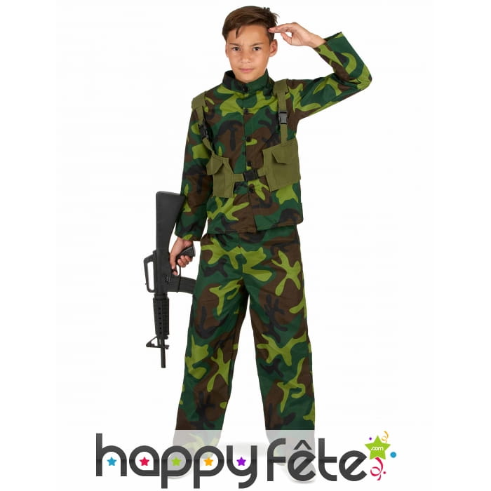 Costume de petit Militaire pour garçon