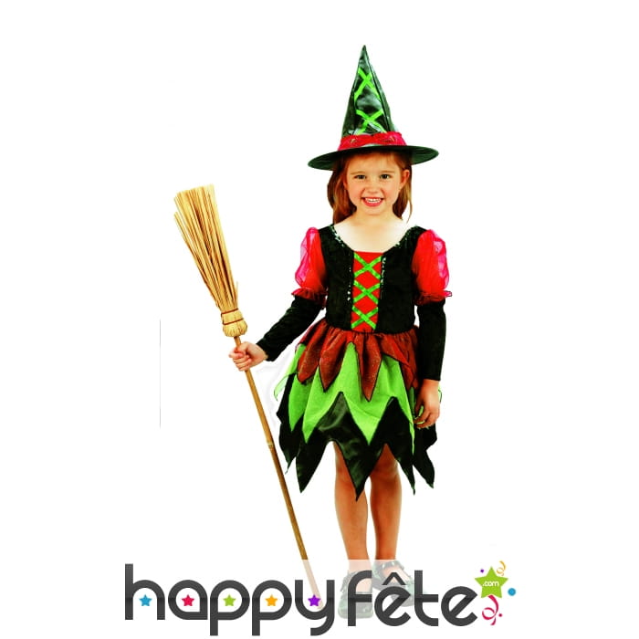 Costume de petite sorcière pour enfant