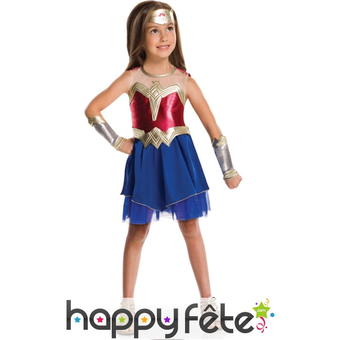 Costume de petite Wonder Woman luxe