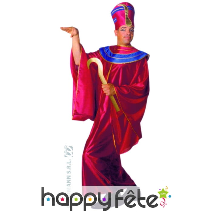 Costume de pharaon bordeau