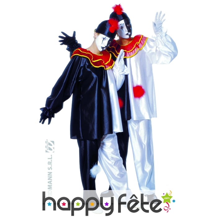 Costume de Pierrot unisexe