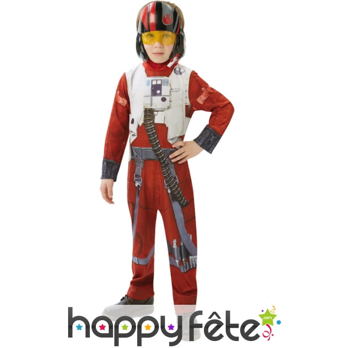 Costume de pilote pour enfant, star wars 7