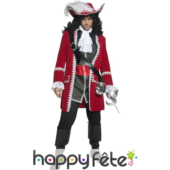 Costume de Pirate rouge