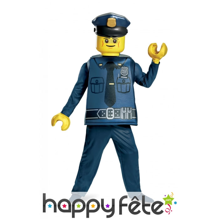 Costume de policier Lego pour enfant