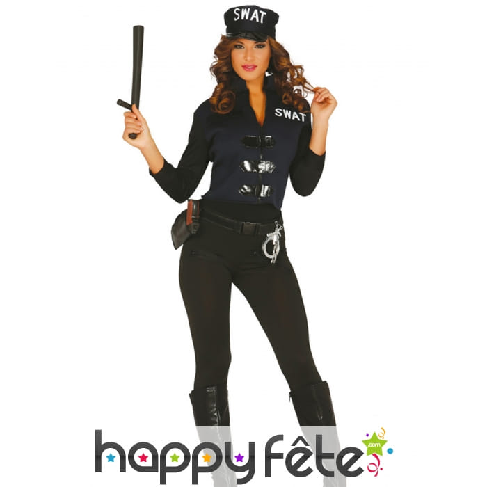 Costume de policière sexy SWAT