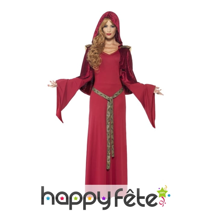 Costume de prêtresse rouge