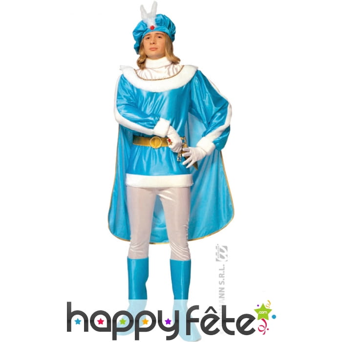 Costume de prince bleu