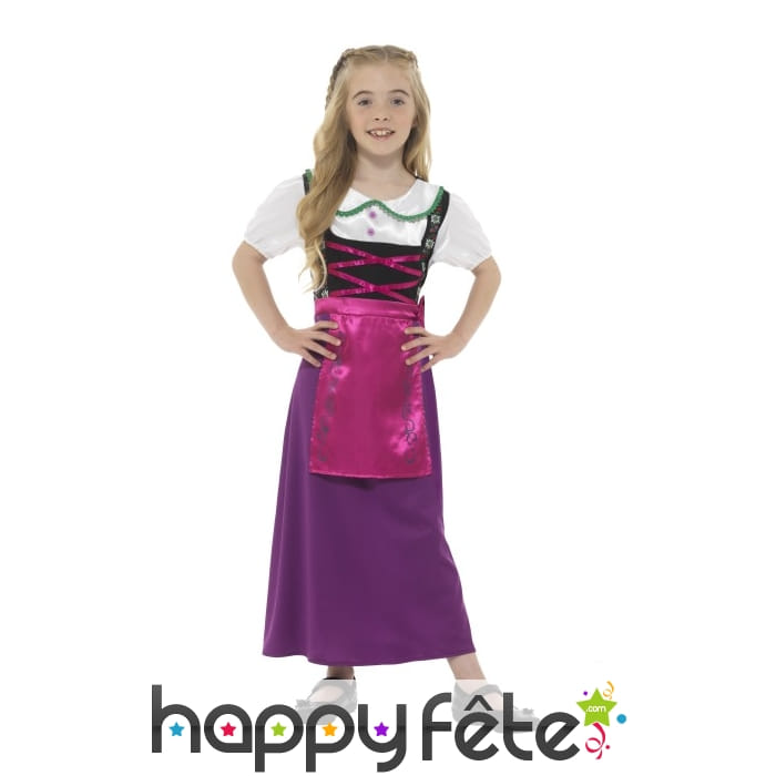 Costume de princesse bavaroise pour enfant