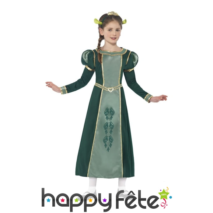 Costume de princesse Fiona pour enfant