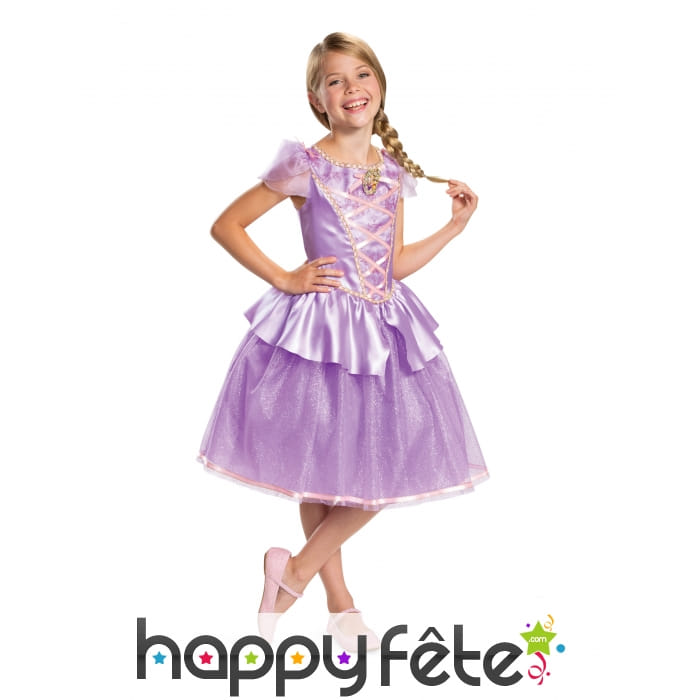 Costume de princesse raiponce pour enfant