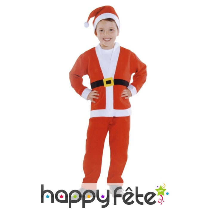 Costume du Père Noël pour enfant