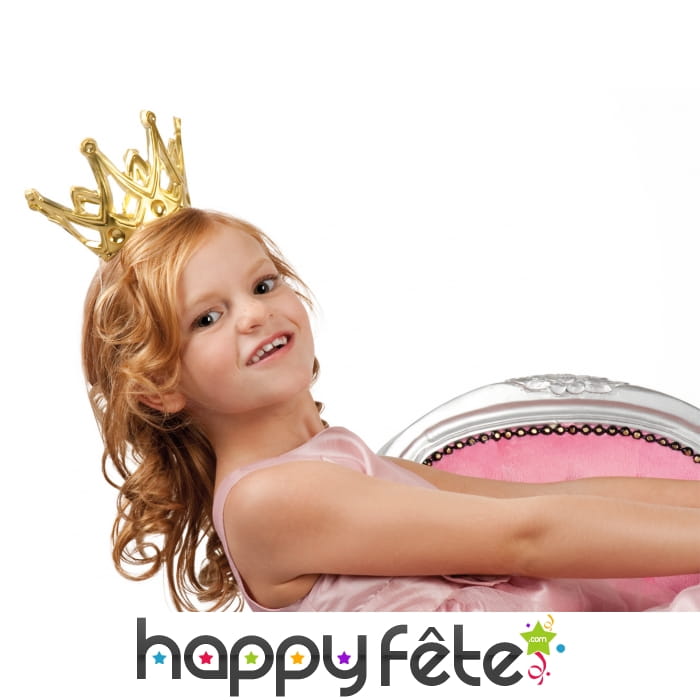 Couronne de princesse dorée