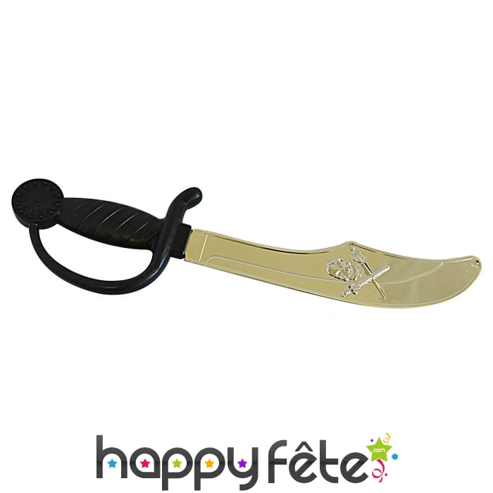 Coutelas de pirate, lame décorée