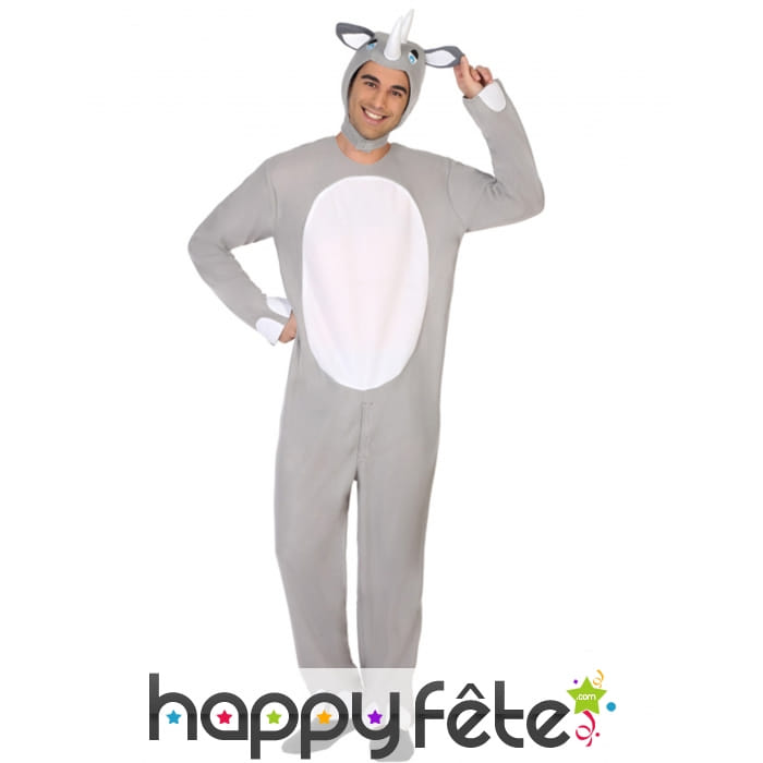 Combinaison de rhinocéros pour adulte
