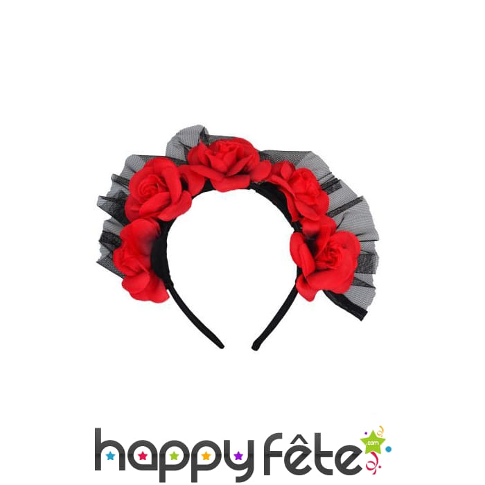 Couronne de roses Dia de los muertos