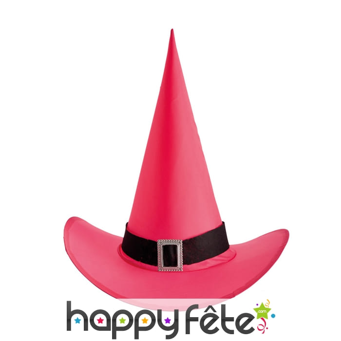 Chapeau de sorciere fuschia