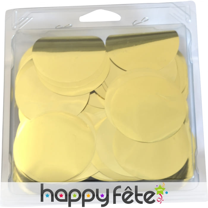 Confettis de scene dorés