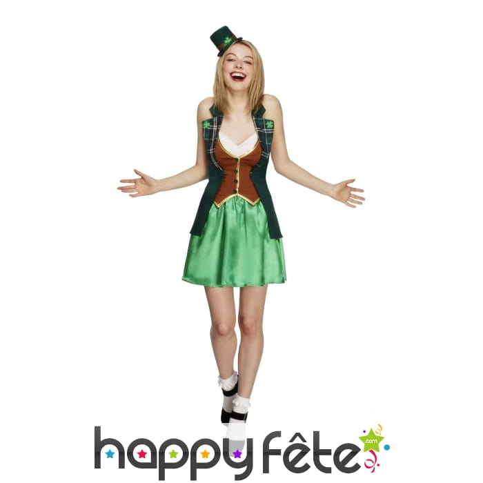 Costume de Saint Patricks sexy pour femme