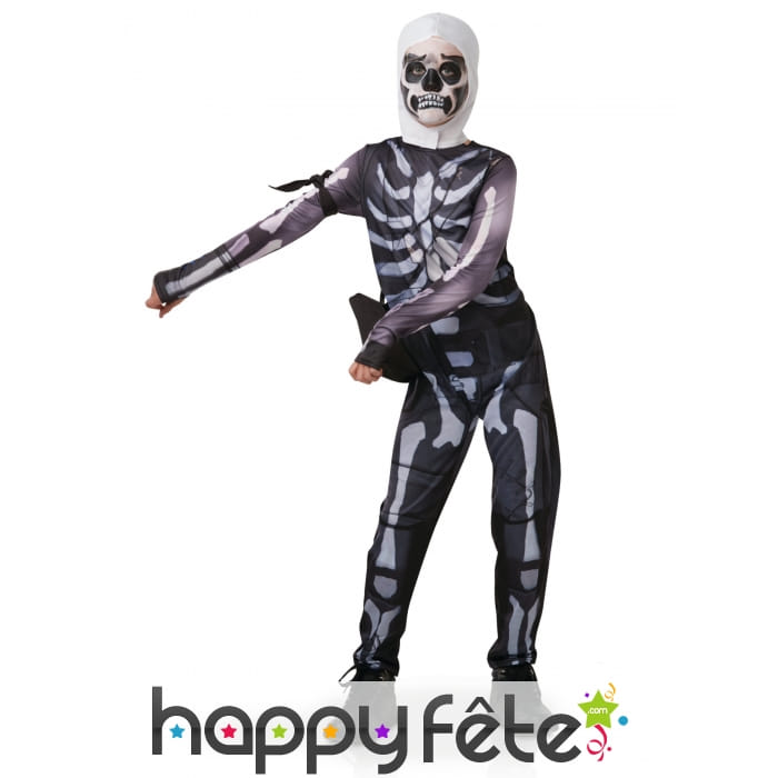 Costume de Skull Trooper pour ado, Fortnite