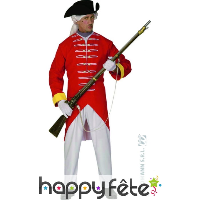 Costume de soldat français rouge
