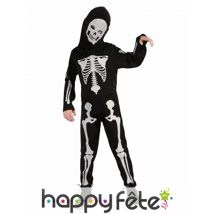 Costume de squelette enfant