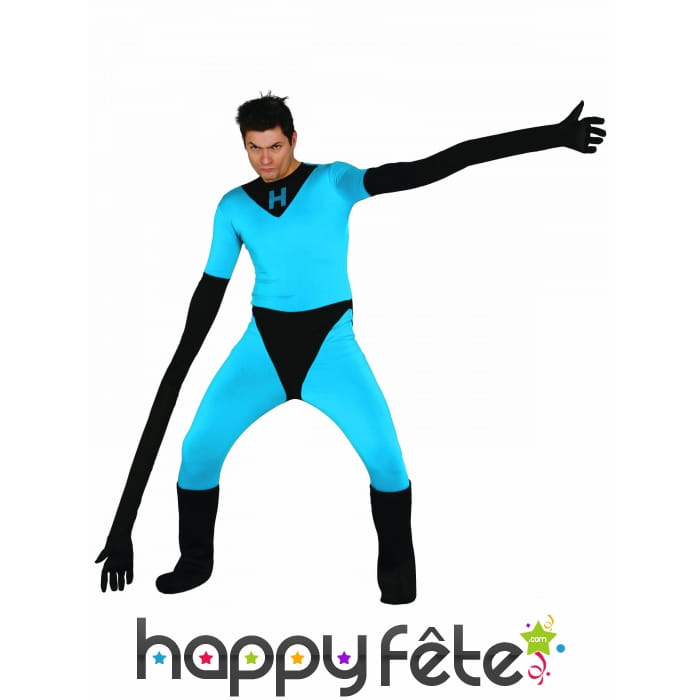 Costume de super héro élastique