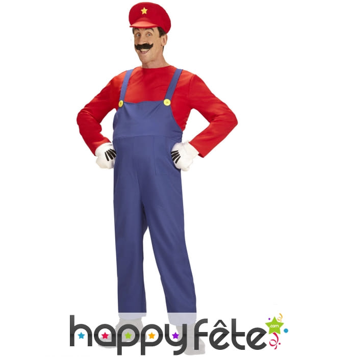 Costume de Super plombier pour homme