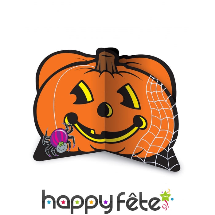 Centre de table en forme de citrouille, 23cm