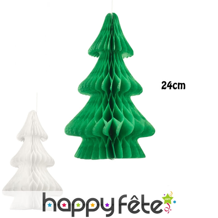 Centre de table Sapin alvéolé et ignifugé 24cm