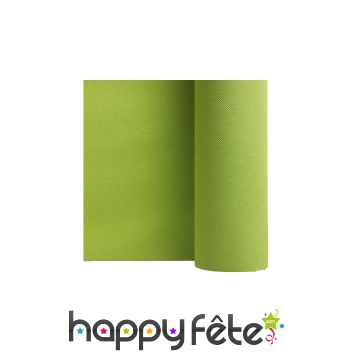 Chemin de table anis en rouleau de 0.3 x 24 m