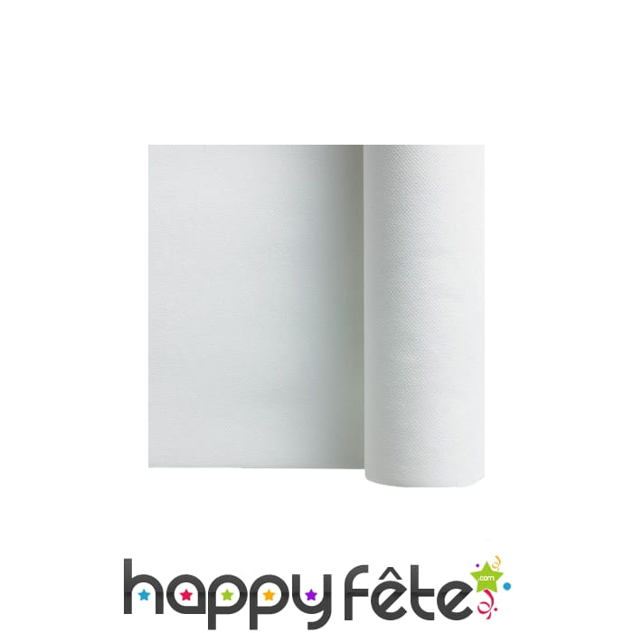 Chemin de table blanc en rouleau de 0.3 x 24 m