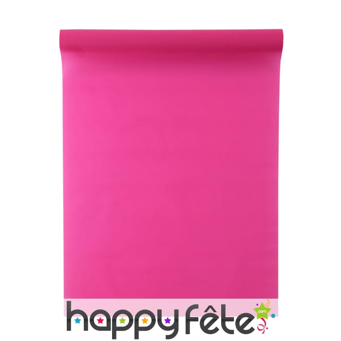 Chemin de table fuchsia de 30cm x 5m