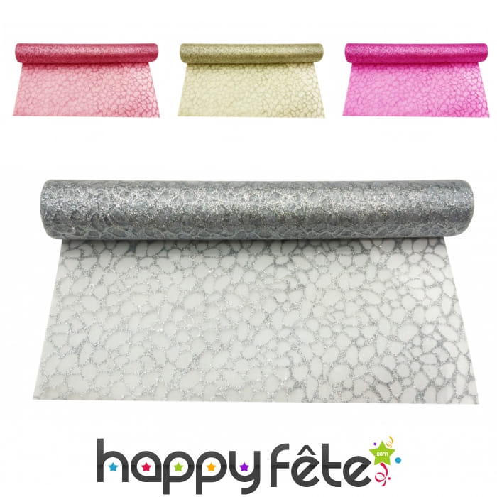 Chemin de table organza de 30cm sur 5m