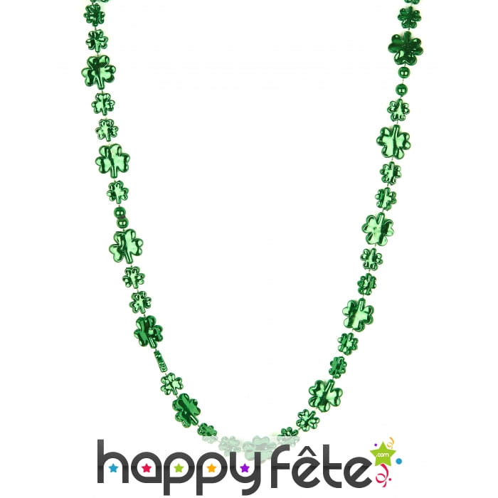 Collier de trèfles Saint Patrick
