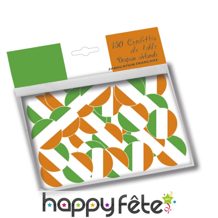 Confettis de table drapeau Irlandais
