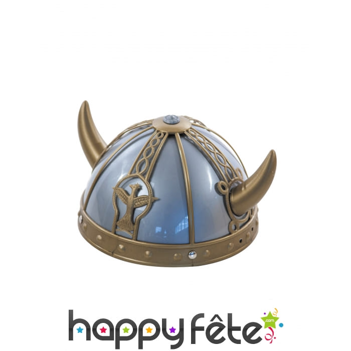 Casque de viking pour homme, en plastique