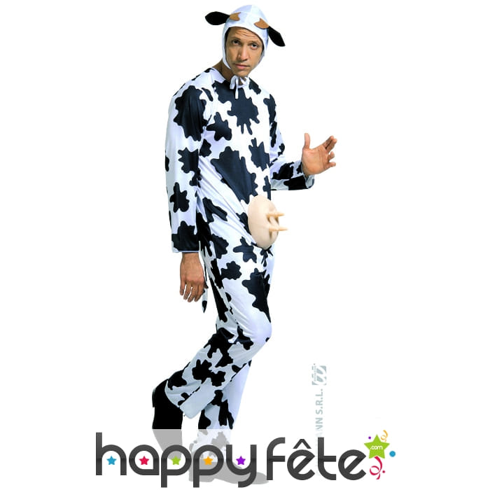 Costume de vache avec pi humoristique