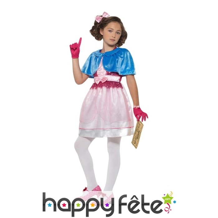 Costume de Veruca Salt pour enfant, Roald Dahl