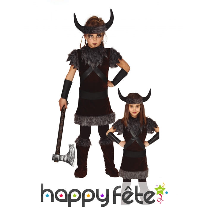 Costume de viking noir pour enfant