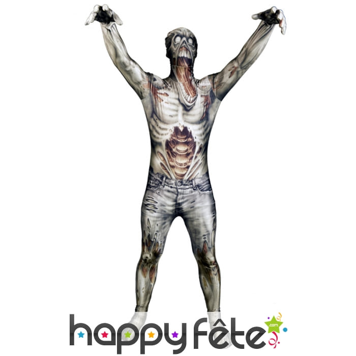 Costume de zombie seconde peau