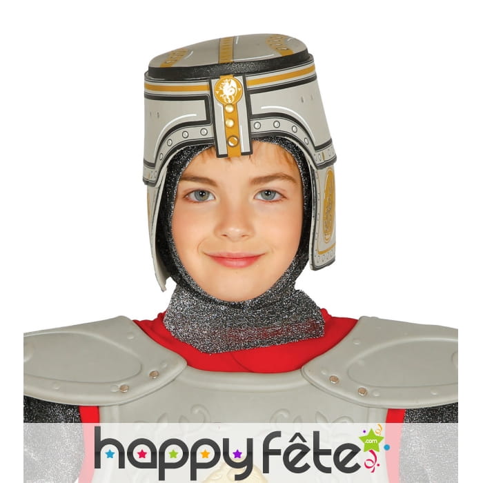 Casque enfant de chevalier médiéval