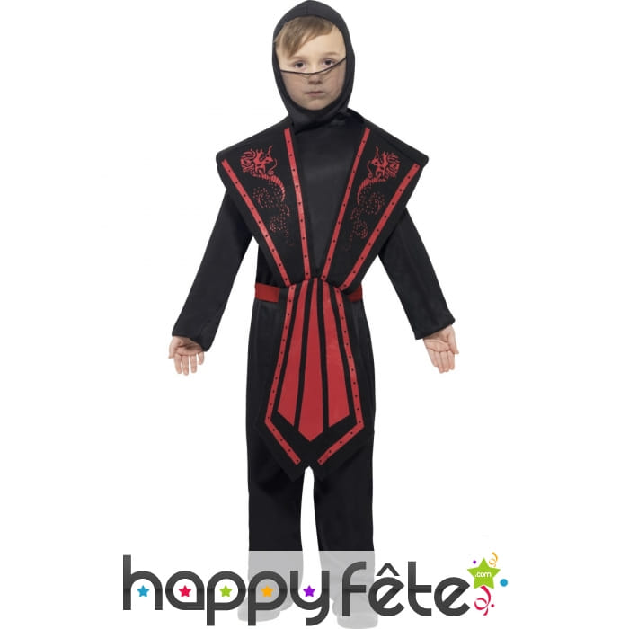 Costume enfant de ninja noir