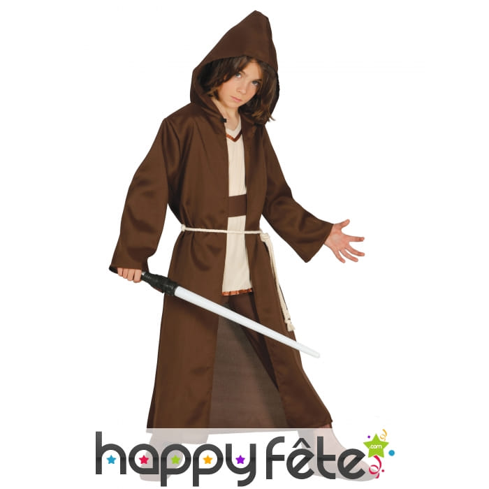 Costume enfant de Obi Wan kenobi avec capuche