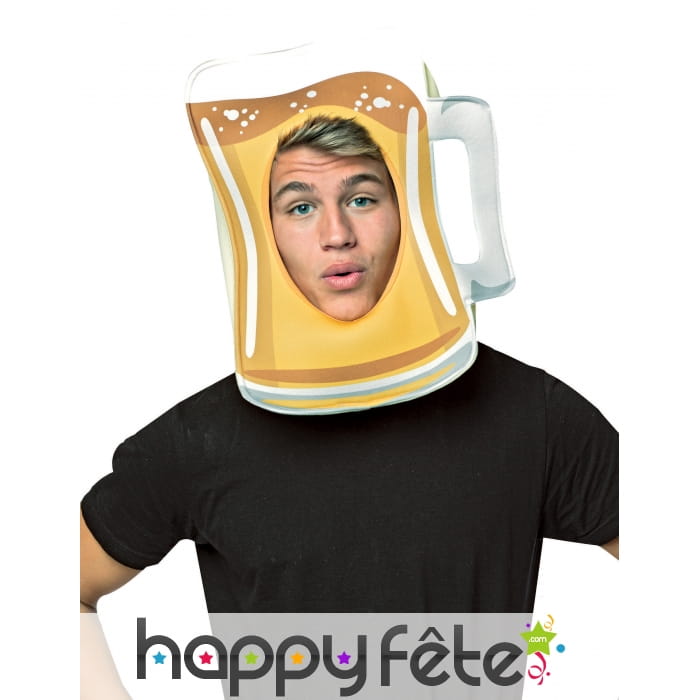 Cagoule en forme de chope de bière