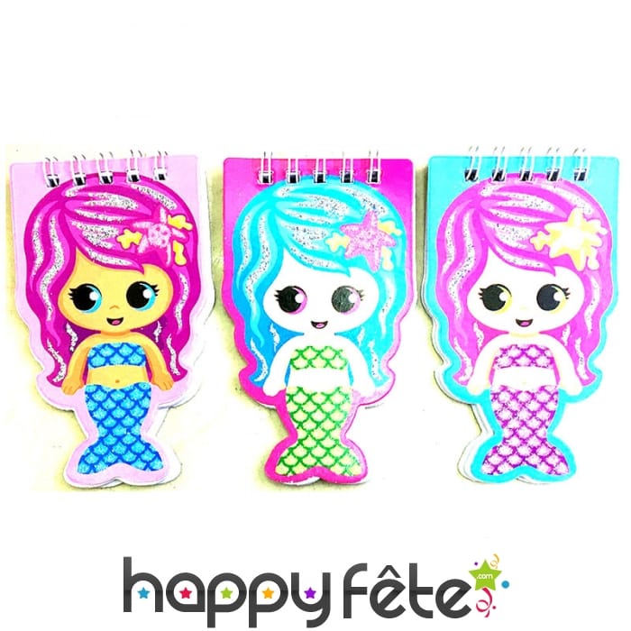 Cahier en forme de sirène, 40 pages