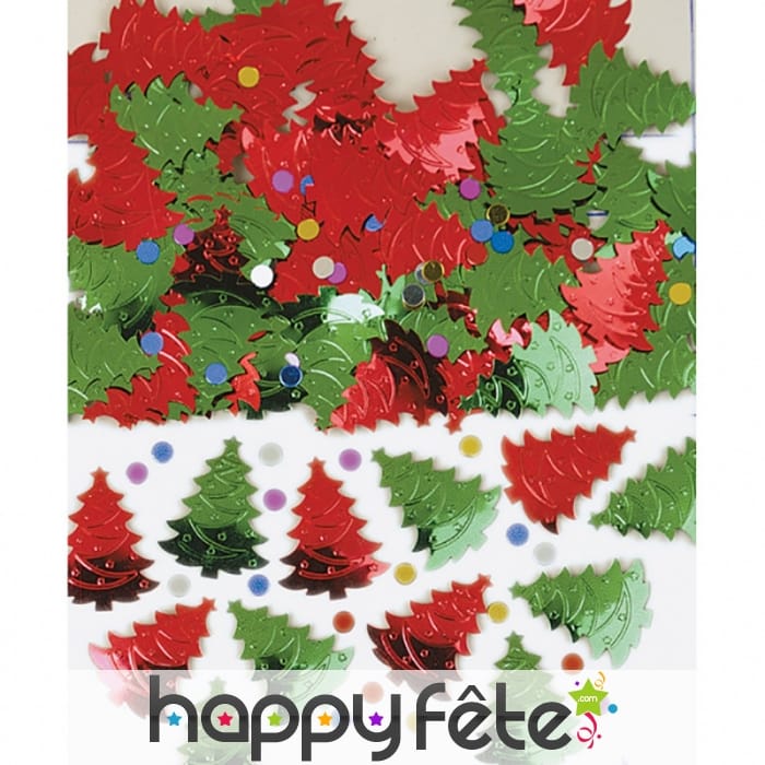 Confettis en forme de sapin, 14g